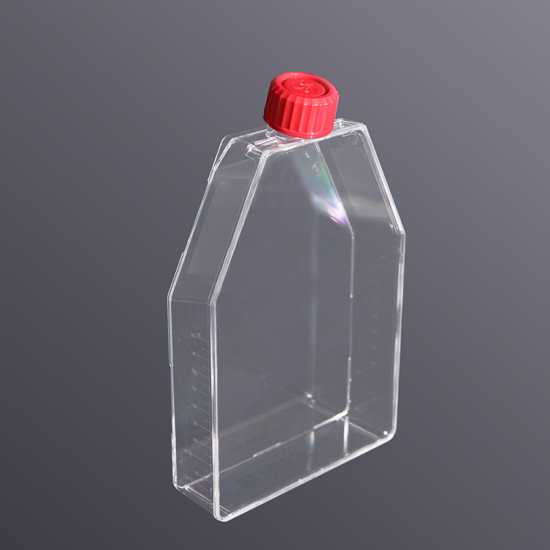LABSELECT Cell culture bottle, 225c㎡ Cell Culture Flask, With vented cover, 5 pieces/pack, 13412