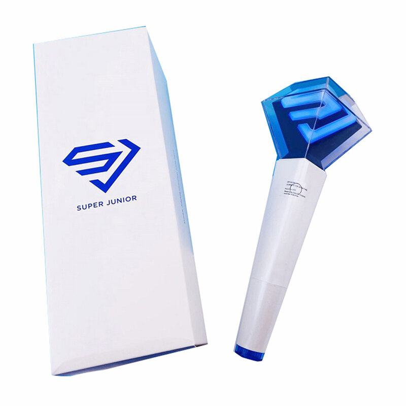 KPOP Super Junior Lightstick com Bluetooth, Brilho Luz Mão, Concerto Lâmpada, Cheer Vara Lâmpada, Fans Coleção Toy, Ver.2
