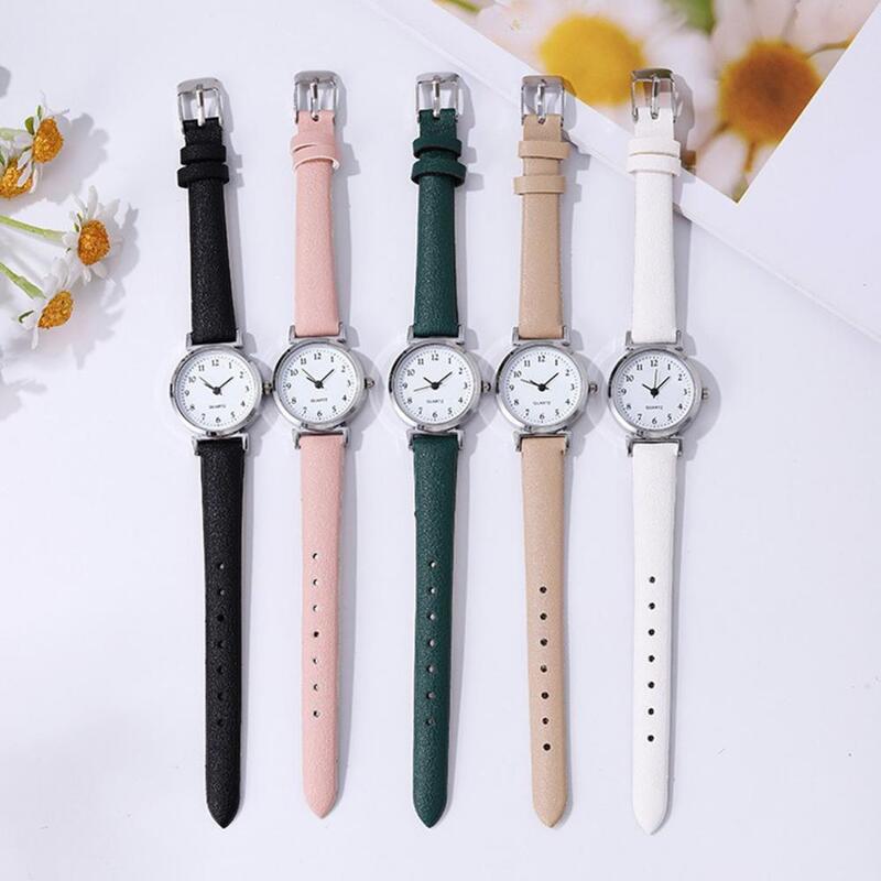 Vrouwen Horloge Dames Horloge Elegant Quartz Polshorloge Met Verstelbare Faux Lederen Band Hoge Nauwkeurigheid Timekeeping Voor Precisie