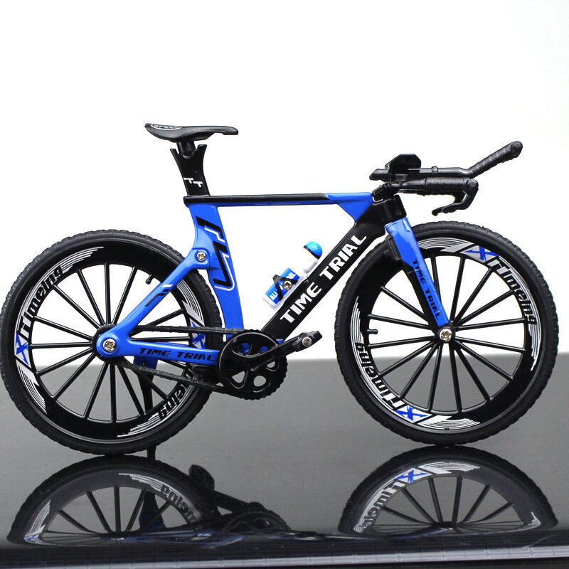 Nuovo mini modello in lega 1:10 bicicletta pressofuso dito in metallo Mountain bike simulazione da corsa collezione per adulti regali giocattoli per bambini
