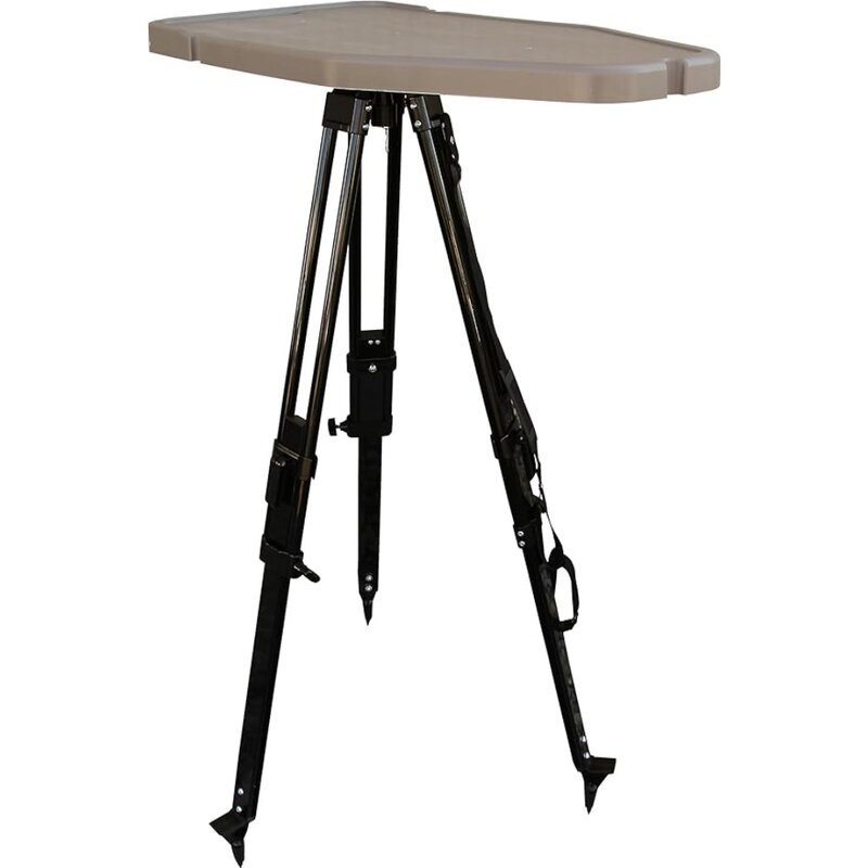 MTM HLST طاولة تصوير عالية ومنخفضة ، رمادي وأسود