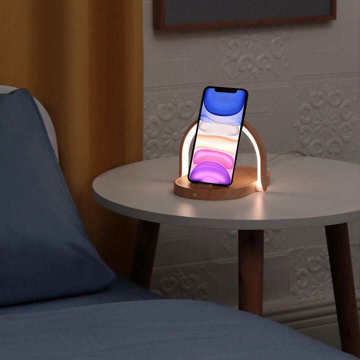 Inteligentna bezprzewodowa lampy stołowe LED lampka nocna nocne biurko