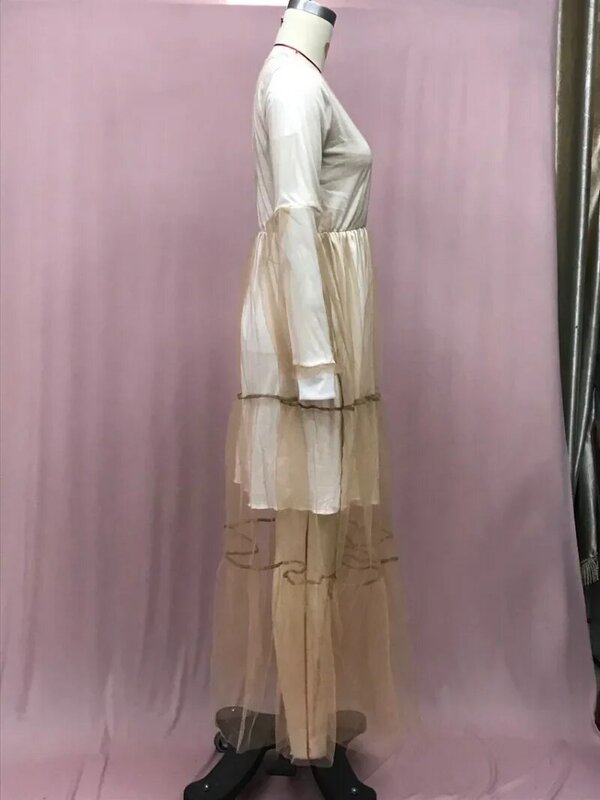 Vestido de manga larga de encaje para mujer, ropa Midi coreana, elegante, Estilo Vintage, para fiesta, Primavera e invierno, 2023
