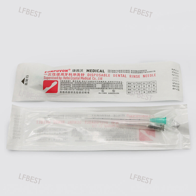 Compwall Disposable Medical Dental Rinse Needle Blunt Needle Filled Hyaluronic Acid Water Light Needle With Scale