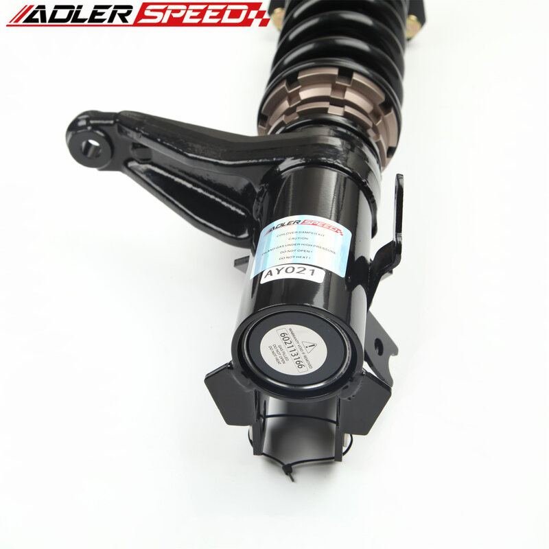 ADLERSPEED 32 Way Damping Mono Tube Coilovers Kit For 01-05 Civic 02-06 RSX