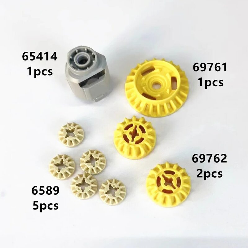 MOC Technical Modification Parts, Diferenciais Engrenagens, Blocos de Construção, Compatível com Legoeds, 42143, 69761, 69762, 65414, 6589, Novo