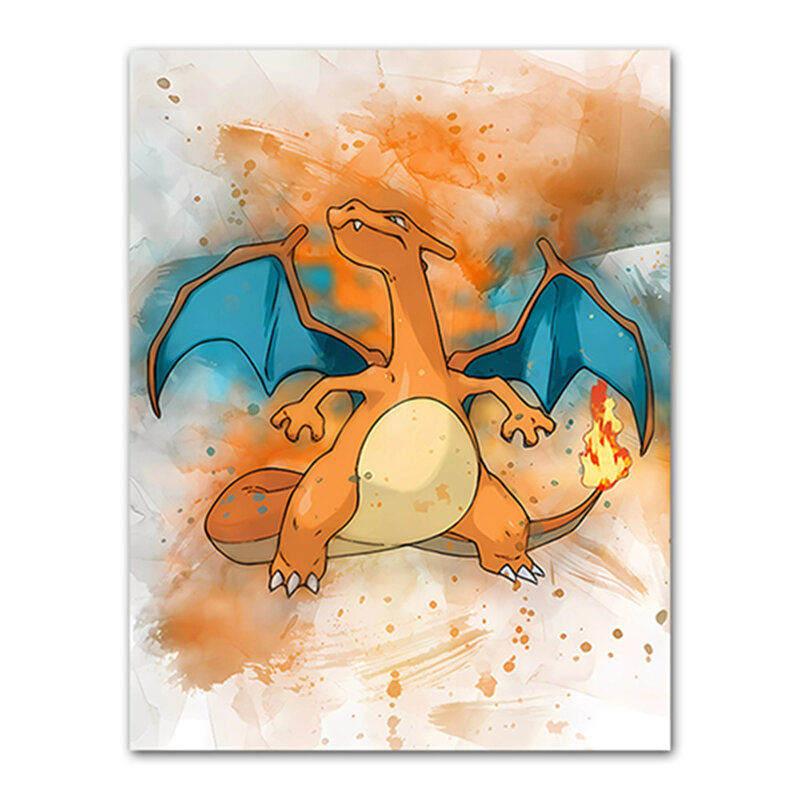 Pintura de diamante Pokémon Disney para crianças, bordado de mosaico, animal bonito dos desenhos animados, decoração artesanal, decoração infantil, 2023