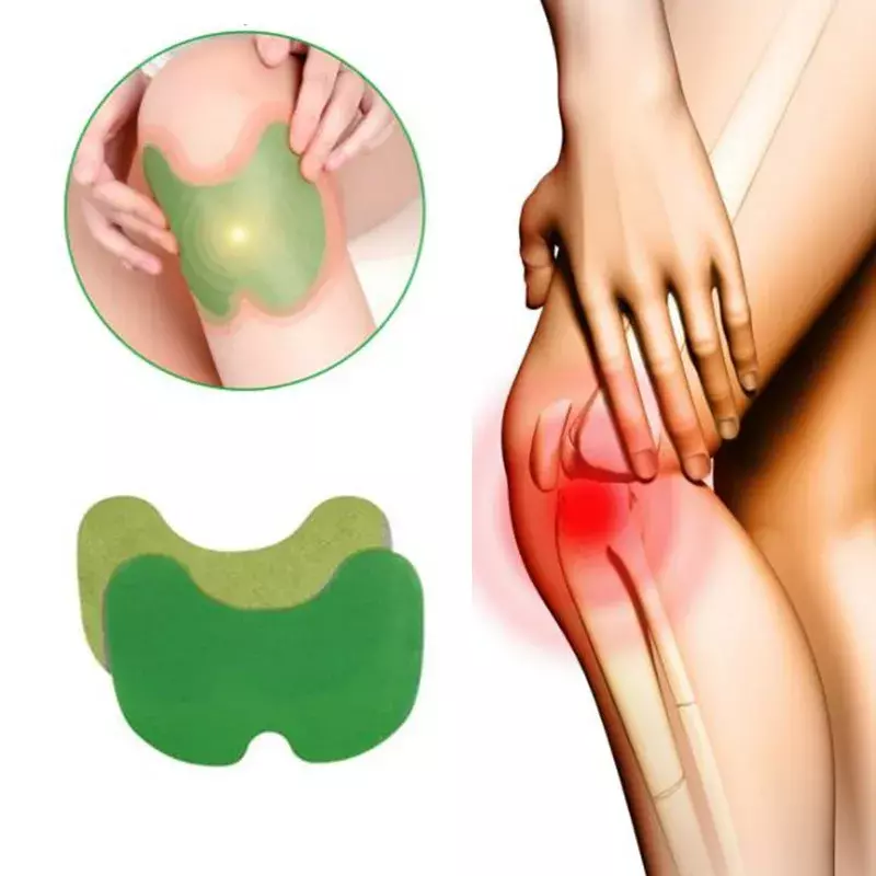 24 Stuks Knie/Nek Pleisters Alsem Extract Gewrichtspijn Pijn Verlichtende Patch Sticker Reumatoïde Artritis Lichaam Pijn Patches