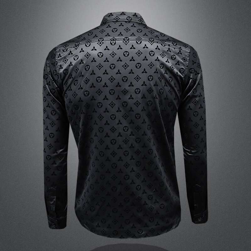 Мужская брендовая рубашка высокого качества, высококачественная ткань, удобный Приталенный топ в качестве базовой, персонализированная и модная мужская рубашка