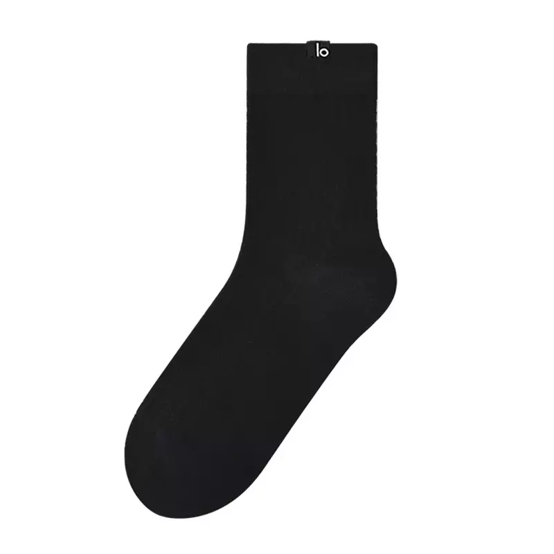 AL YOGA Cotton Soft Thin Home Casual Autumn Winter Warm Leg Socks Solid Color Vertical Sports Socks