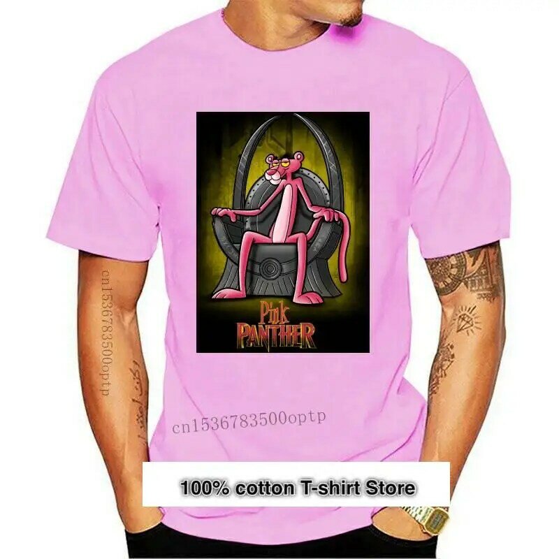 Camiseta de Pantera Rosa para hombre y mujer, ropa para mujer, top