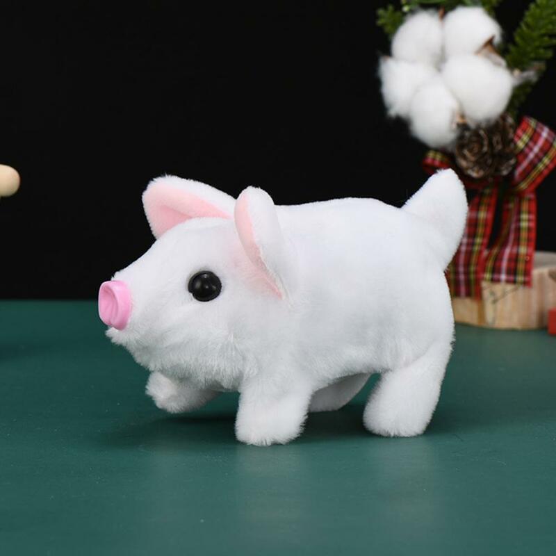 Walking Piggy Electronic Pet Interactive Crawling Pig peluche Twitch naso coda che agita bambola di peluche regalo di compleanno per bambini