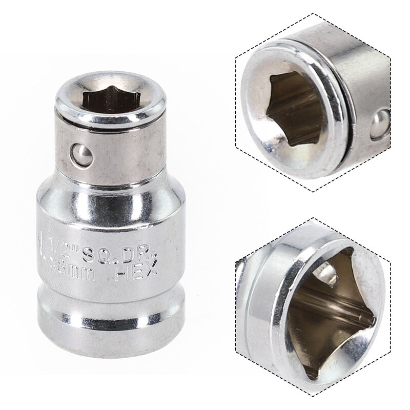 Converter Impact Socket Adapter 1/2 To 1/4 1/4 3/8 Square Nut Quick Wrench Ratchet Adapter Hand Tool Accessories