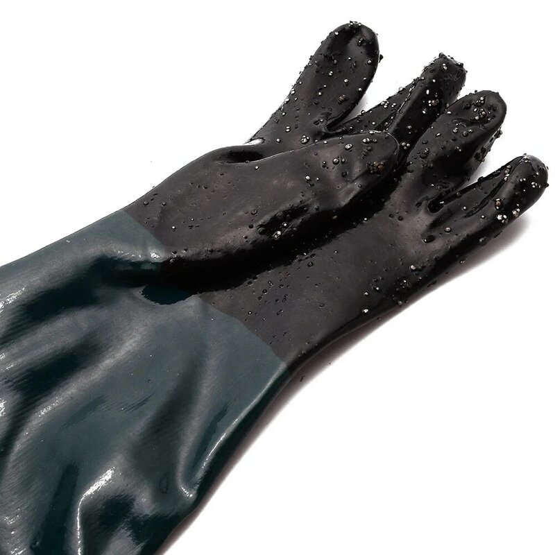 1 Paar PVC-Sands trahl handschuhe Öffnung mit 11.8 "Durchmesser für Sandstrahl-Sands trahl schrank zubehör für alle Schleif handschuhe