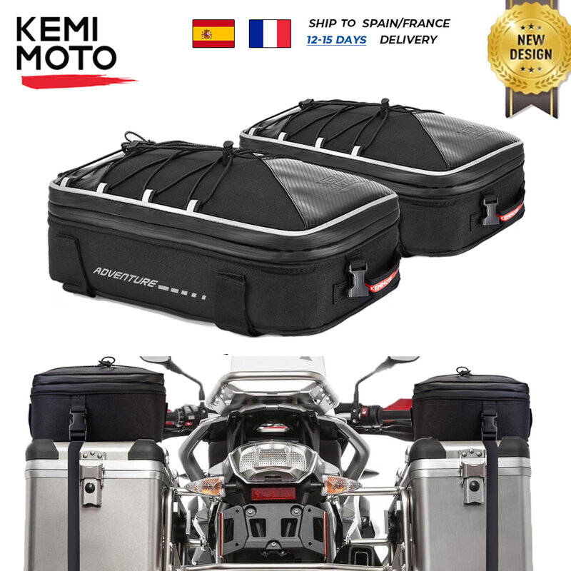 KEMIMOTO Top Bags for R1200GS LC For BMW R 1200GS LC R1250GS Adventure ADV F750GS F850GS Top Box Panniers Bag Case valises