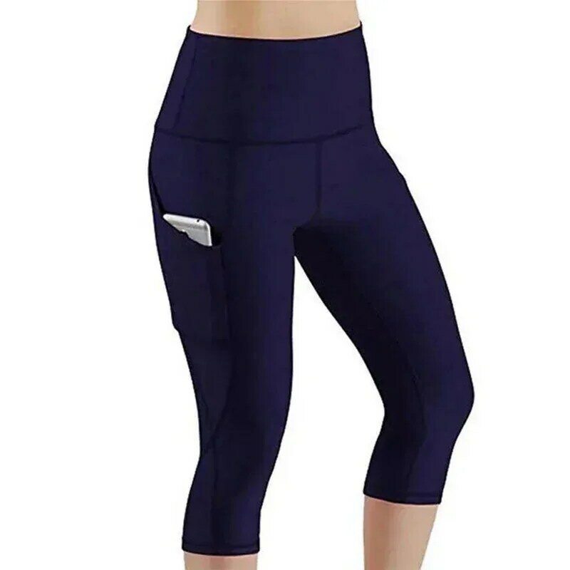 2024 Women Fashion Sports Leggings With Pocket High Waist Push Up Ladies Pants Fitness Gym Leggings Female Workout Yoga Pants