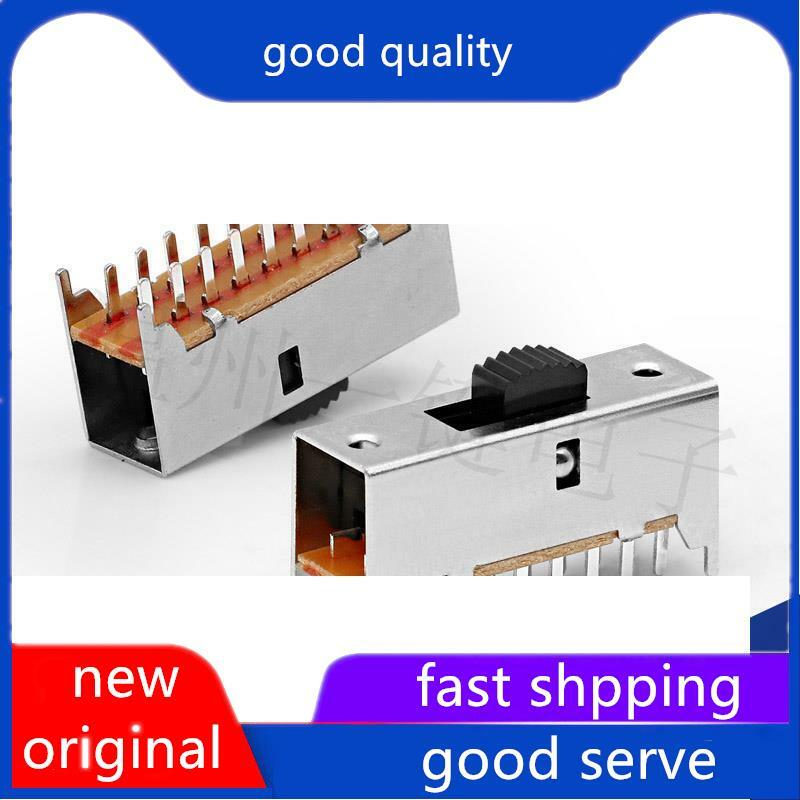 10pcs original new SS-62F01 (6P2T) 2-speed 18 foot double row vertical toggle switch 2-speed 18 foot sliding 30 * 9.4