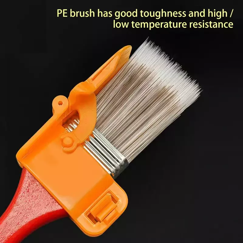 Multifuncional Edger Brush Tool Set, Detalhe Roller Brush, Limpar, Profissional, Casa, Parede, Sala