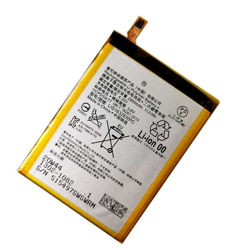 100% asli kualitas tinggi 2900mAh LIS1632ERPC baterai pengganti untuk Sony Xperia XZ XZs F8331 F8332 baterai ponsel