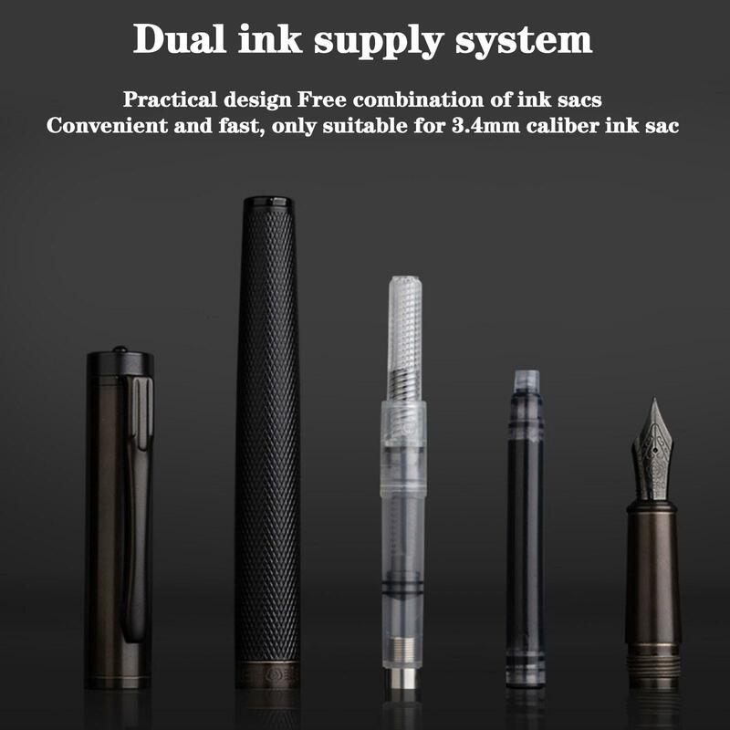 2023ใหม่สีดำปากกา Iridium ปลายแหลม0.38มม.สำนักงานโรงเรียนของขวัญ Non-Slip Design ปากกานักเรียนเครื่องเขียน