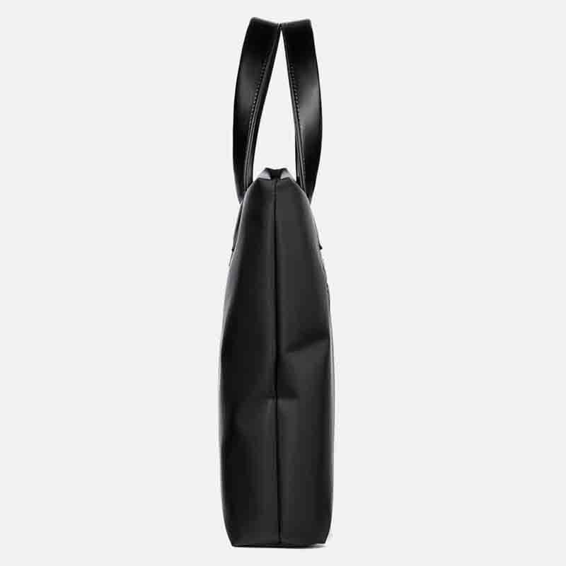 Valigetta portatile da uomo 2023 nuova borsa da uomo Casual con cerniera orizzontale tinta unita borsa da conferenza aziendale da uomo T139