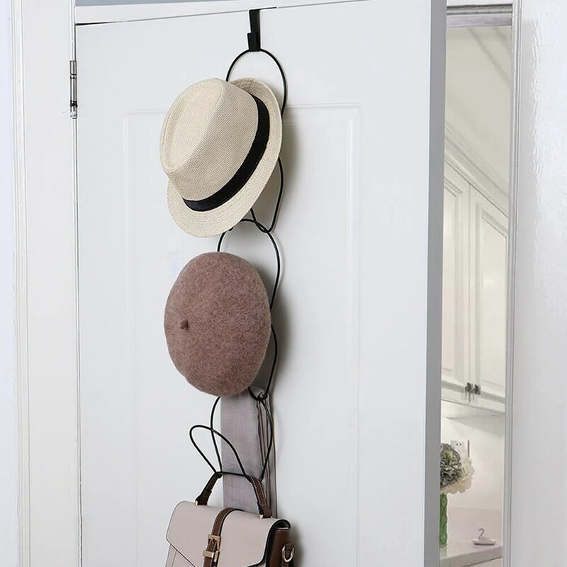 Wall Mounted Coat Hanging Stand Hangable Multifunctional Door Back Hook For Home