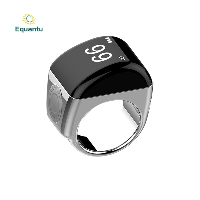 Equantu inteligente anel contador, liga de zinco, impermeável, anel azan, Alcorão, novo design, 2022