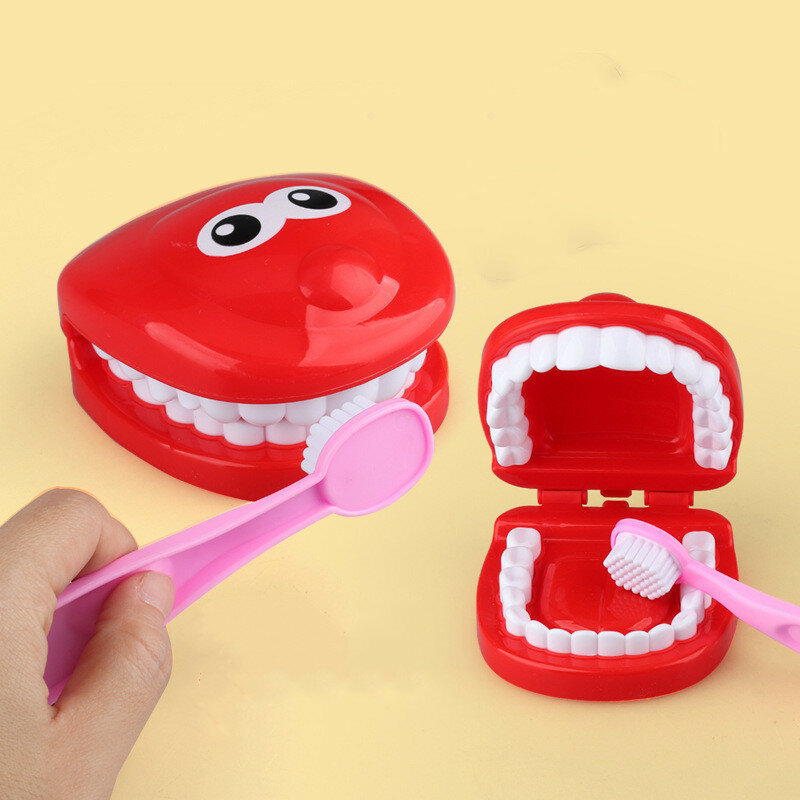 8/9PCS gioco di imitazione giocattolo dentista Check denti modello Set nuovo Kit gioco di ruolo educativo simulazione giocattoli di apprendimento per bambini bambini