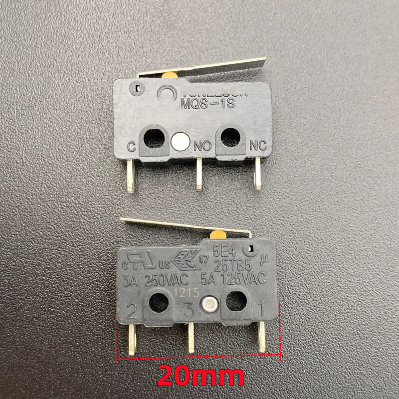 Oryginalny autentyczny mikroprzełącznik MSS-1S z uchwytem 3-pinowy przycisk stykowy światła przycisk reset 3 a250v 5 a125v
