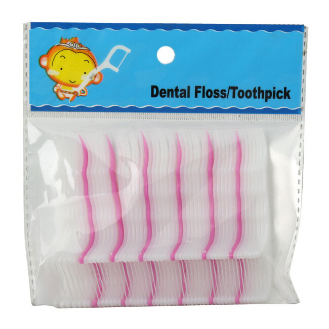 Heißer Verkauf Zahnseide Interdentalbürsten Zahnstocher Zahnseide Pick Zähne Reinigung Stick Oral Hygiene Pflege Einweg Dental Flosser