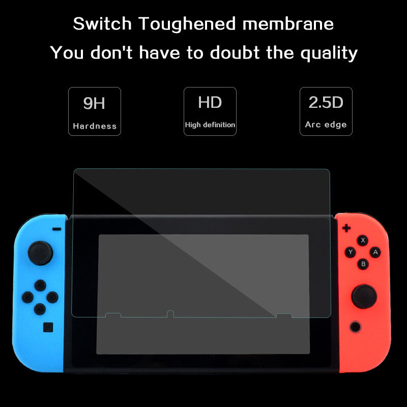 Nintendo Switch用強化ガラススクリーン,傷防止保護,LCDスクリーン