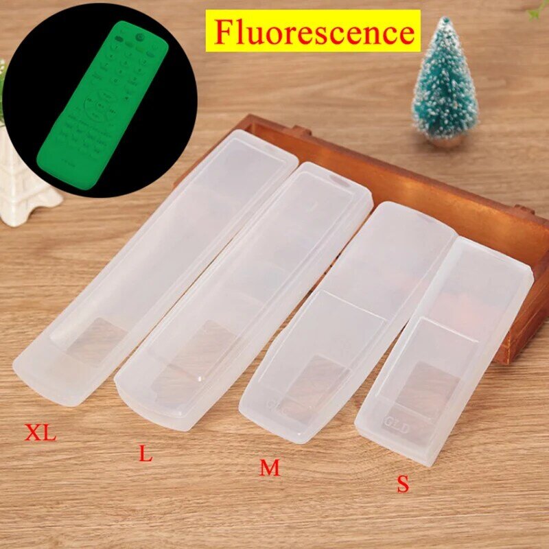 1 Piece Transparent Dust Protect Protective Storage Bag Portable Silicone Air Condition Control Case TV Remote Control Cover