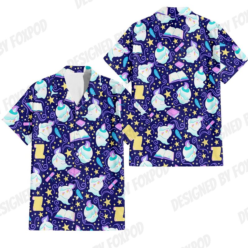 Nuova maglietta da uomo hawaiana 3D Fun Cartoon Animal Print t-shirt a maniche corte Oversize da spiaggia allentata estiva da uomo Top Unisex da uomo