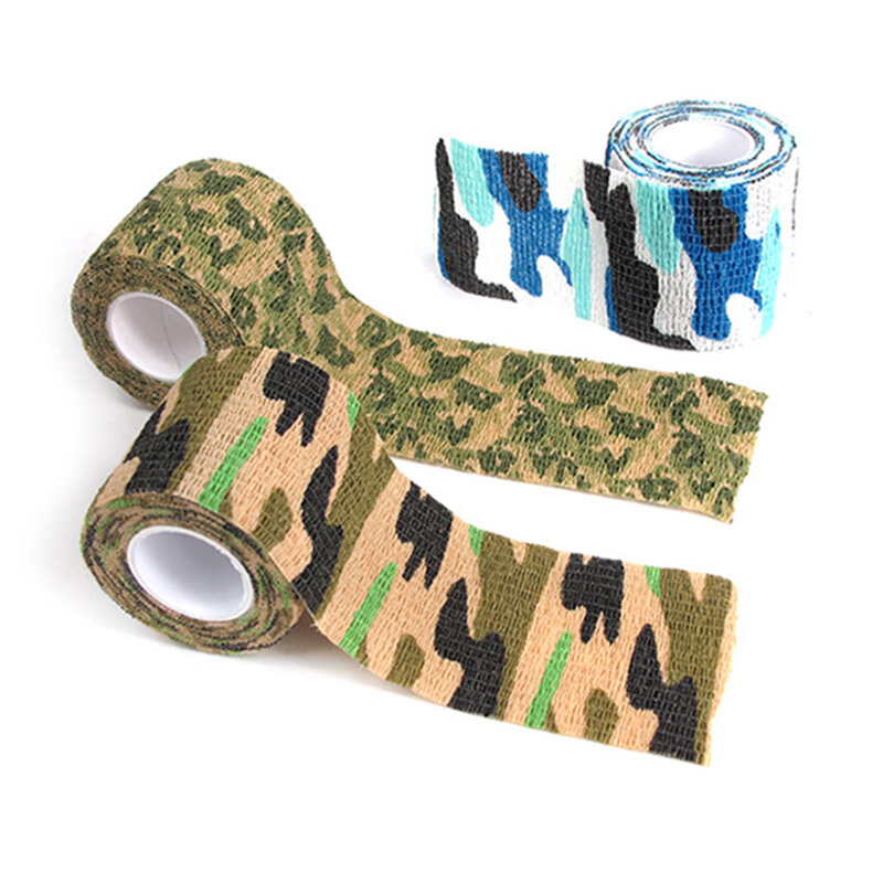Airsoft Paintball Marker autoadesivo Camouflage Wrap fucile caccia tiro ciclismo nastro impermeabile Camo Stealth Non tessuto