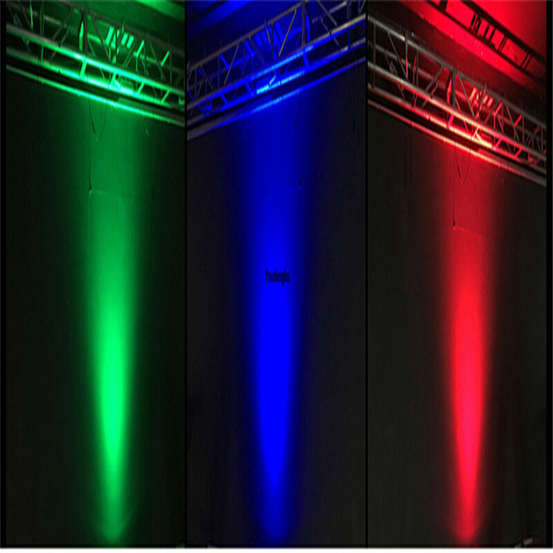 Luz led para exteriores 6 en 1 RGBWA, UV, dmx, dmx, inalámbrica, con batería, 12 unidades, 9x18w, ip65