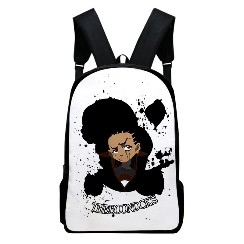 The Boondocks Cartoon plecak tornister dorosłych torby dla dzieci 2023 styl Casual Harajuku torby