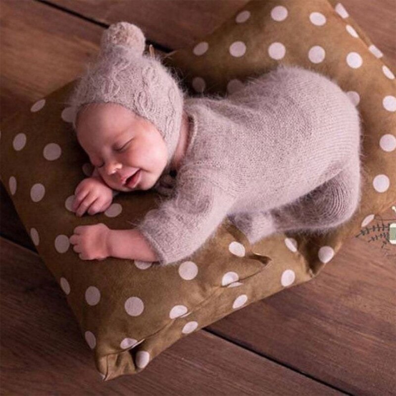 Fotografia recém-nascido adereços macio colchão de pelúcia posando travesseiro estúdio do bebê foto prop assistente almofada para fotografia acessório