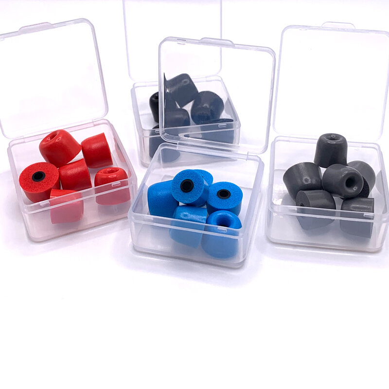 Memory Foam Ear Pads para Shure Se215, Upgrade Earbuds, ótimo substituto para pontas intra-auriculares, T100, 3,0mm, L, M, S, 3 pares