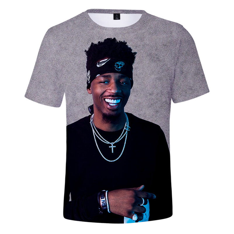 Camiseta de manga corta con cuello redondo para hombre y mujer, camiseta de Rap, camiseta de rapero de Hip Hop, ropa 3D de estilo informal, Metro Boomin
