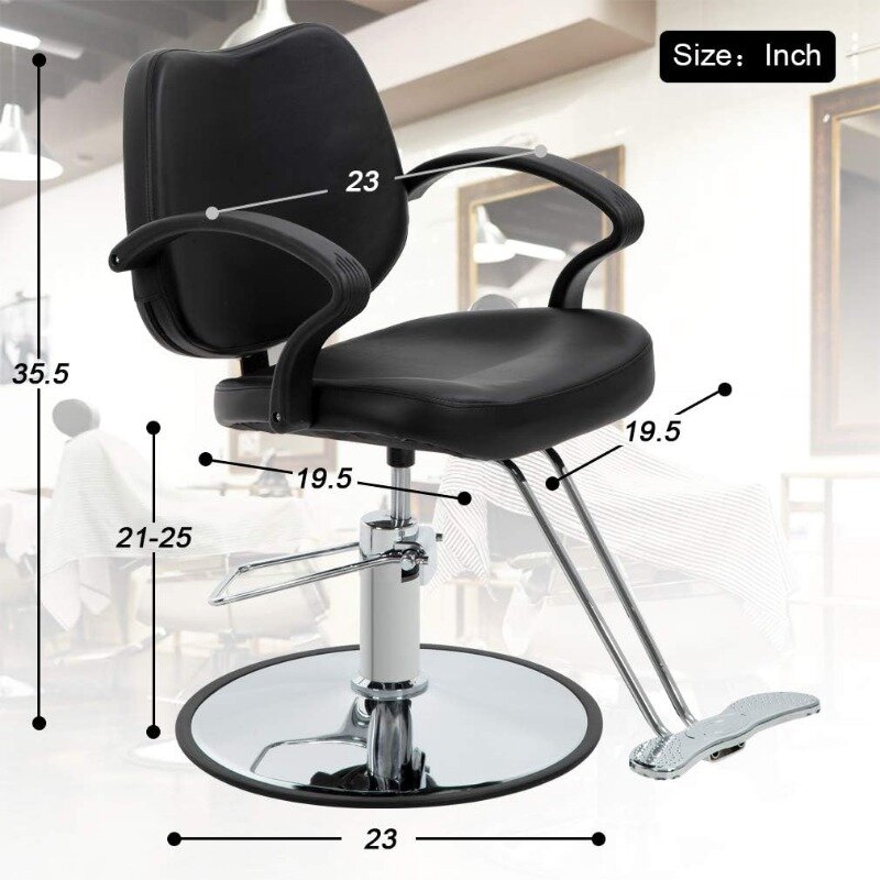 Sedia da parrucchiere Styling pompa idraulica resistente sedia da barbiere Shampoo di bellezza sedia da barbiere per parrucchiere