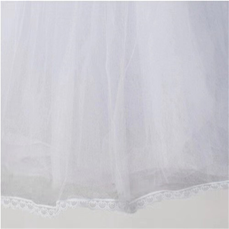 Falda súper deshuesada de hilo duro de 8 capas, soporte para vestido de novia, debajo de la falda, encaje súper grande, falda de poncho sin costuras, falda base cos