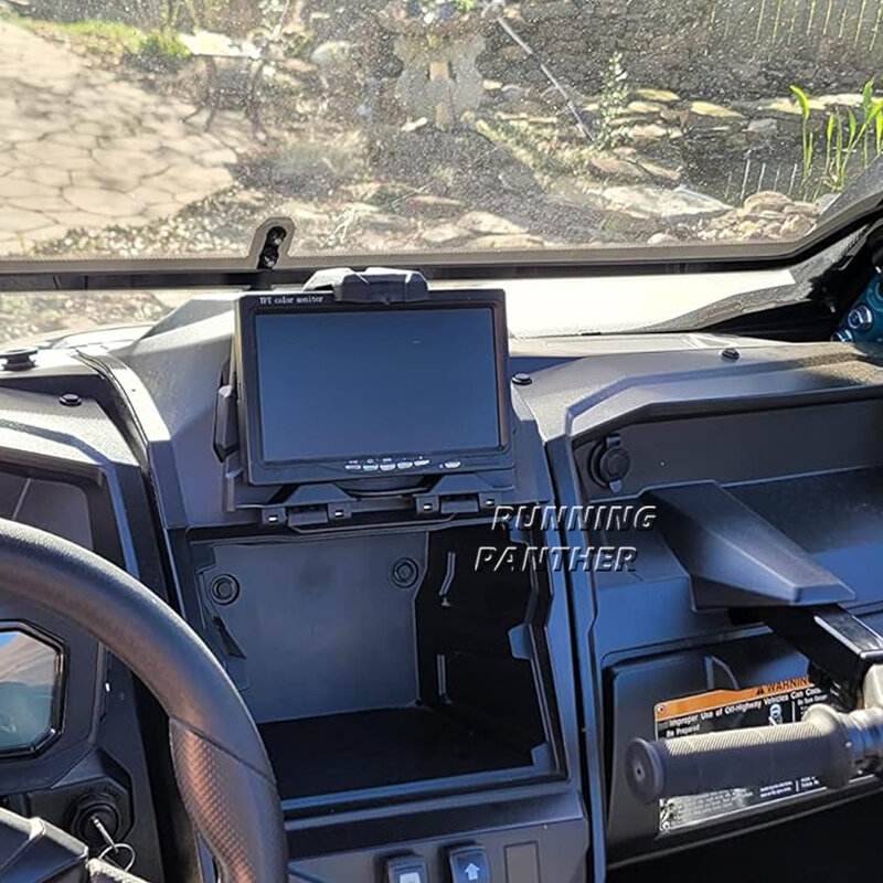 Accessori moto scatola portaoggetti vassoio Organizer dispositivo elettronico supporto per Tablet per Kawasaki Teryx KRX 1000 2020-2023