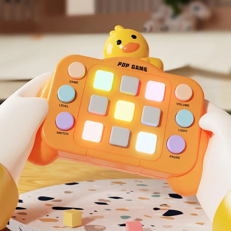 Console de Jeu Électronique Pop Light Améliorée pour Enfant et Adulte, Jouet Interactif Anti-souligné