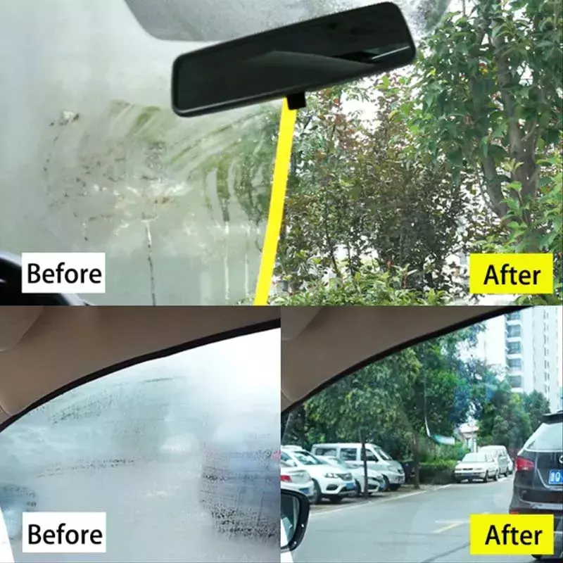 Glass Anti Fog Coating Spray Winter Car Interior Windshield Long Lasting Prevent Fogging Clear Vision Fog Repellent Mirror Clean