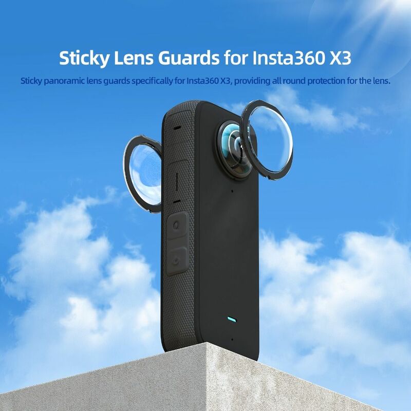 Insta360 X3 X2 용 스티커 렌즈 가드 듀얼 렌즈 360 모드, Insta 360 X3/X2 용 보호 액세서리, 신제품