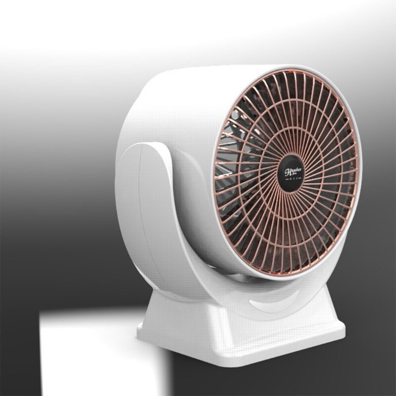 安全なミニ電気ヒーター,800W,オフィス,リビングルーム,ベッドルーム用の効率的な暖房ファン