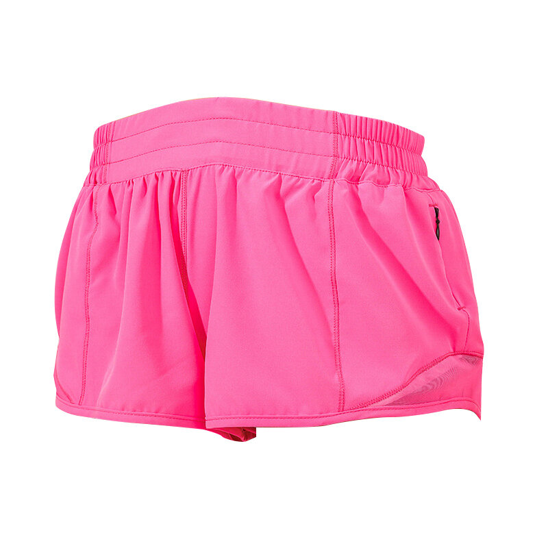 Pantalones cortos de Fitness Lulu, ropa deportiva de secado rápido para correr, ropa de Yoga con bolsillo para exteriores, Verano
