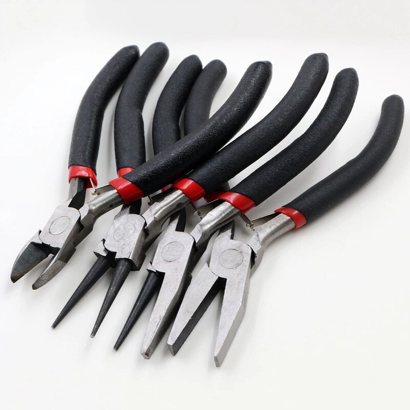 1 Piece Multifunctional Hand Tools Jewelry Pliers Equipment Round Nose End Cutting Wire Pliers For Handmade Making Accessories