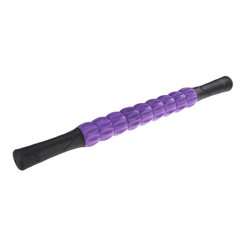 2xPortable Muscle Roller Stick per atleti bastoncini per massaggio completo del corpo viola