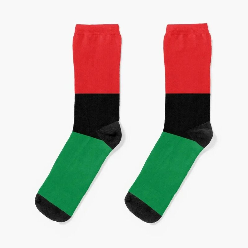 Bandeira pan-africana masculina Duvet Cover Socks, Natal Sports Gift, quente senhoras meias, inverno